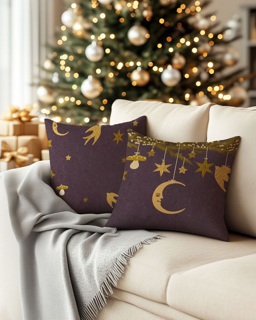 Aberto Design Set dekorativnih jastučnica PLW-NWYR26 - 3, 43x43 cm, 2 dijela