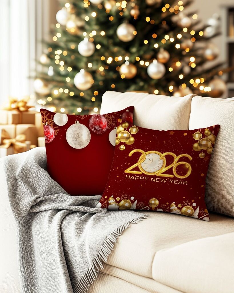 Aberto Design Set ukrasnih jastučnica PLW-NWYR26 - 18, 43x43 cm, 2 dijela