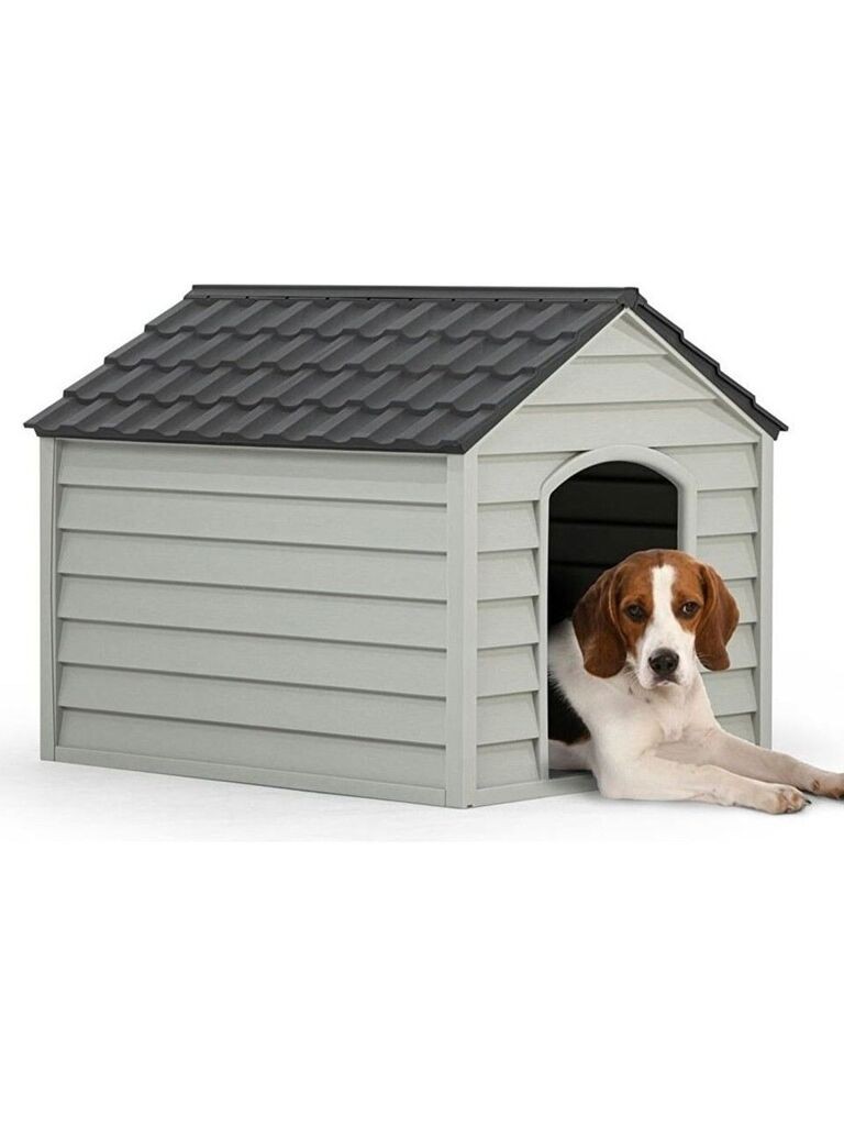 Kućica za pse Paws & Whiskers 5100-1, 76x64x62 cm, antracit-siva