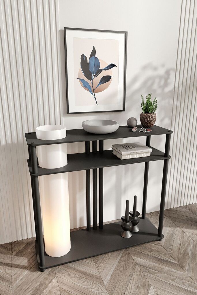 Opviq podna lampa Garcia Dresser lampa, 80 cm, crna