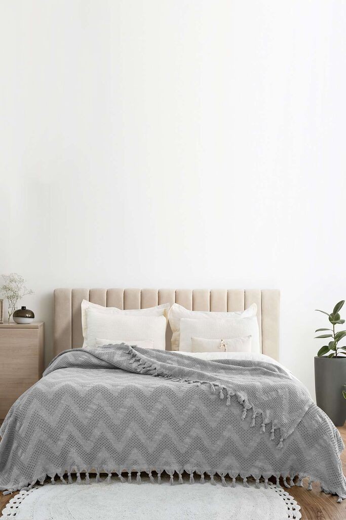 L'essentiel Maison Double pique Naomi, 200x230 cm, svijetlo siva