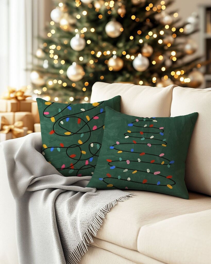 Aberto Design Set dekorativnih jastučnica PLW-NWYR26 - 11, 43x43 cm, 2 dijela