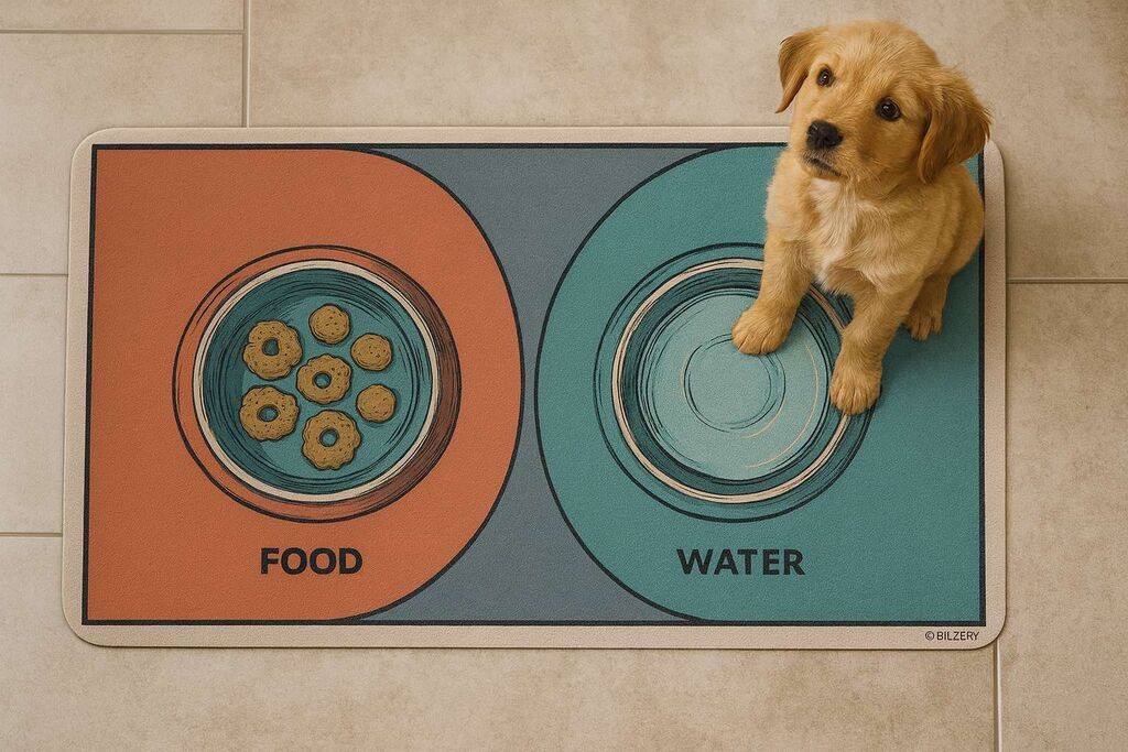 Podloga za hranilice Paws & Whiskers Paspet 7, 40x70 cm, Šarena