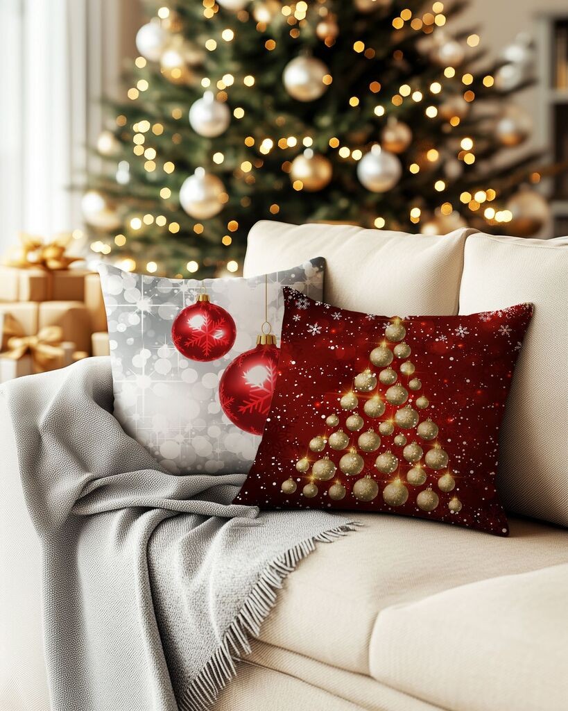 Aberto Design Set dekorativnih jastučnica PLW-NWYR26 - 4, 43x43 cm, 2 dijela