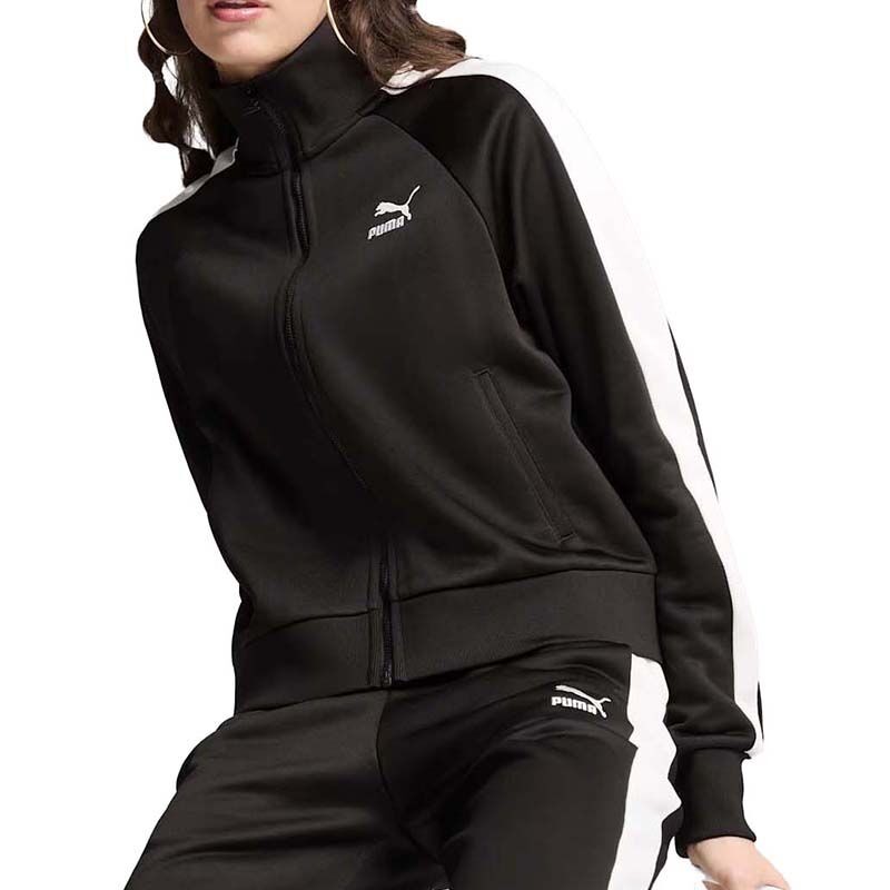 Puma Ženski duks na raskopčavanje T7, Crni