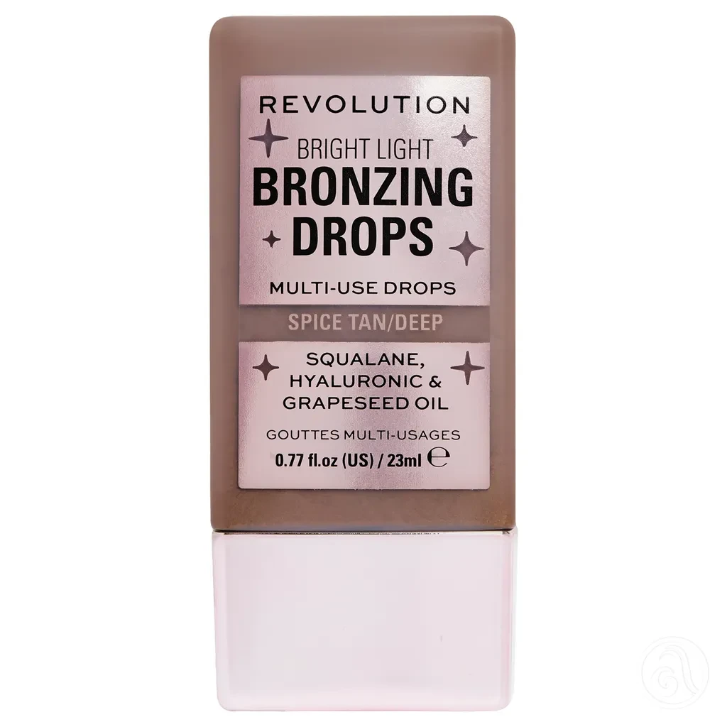 Revolution Tečni bronzer, Bright Light Bronzing Drops Spice