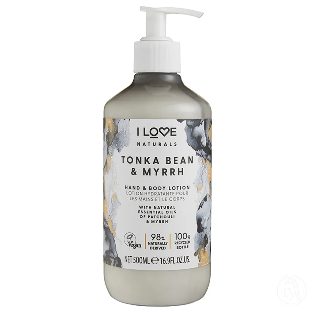 I Love Losion za ruke i tijelo, Tonka i smirna, 500 ml