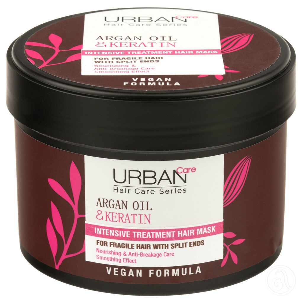 Urban care Maska za oštećenu kosu ulje argana i keratin, 230 ml