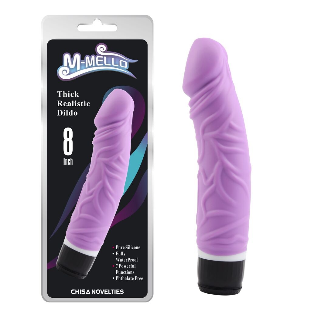 Chisa Vibrator Mi Mello, 20 cm, Ljubičasti