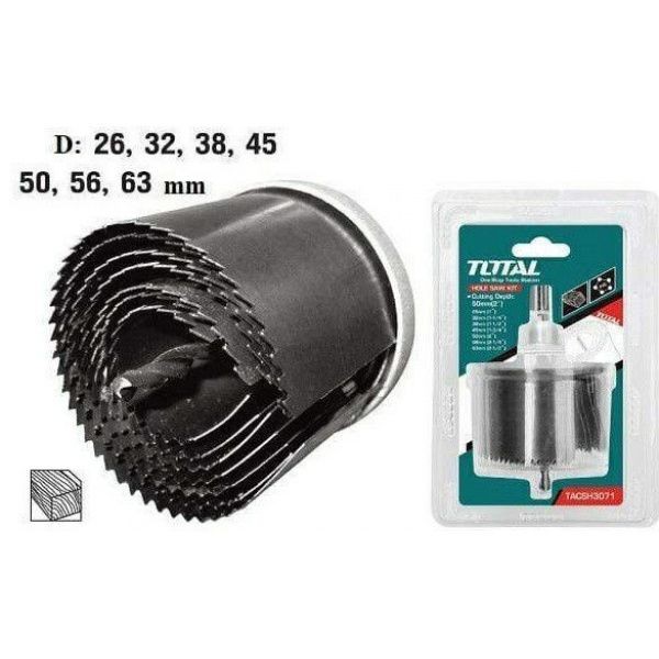 Total Tools Set krunskih pila (TACSH3071), 7 kom