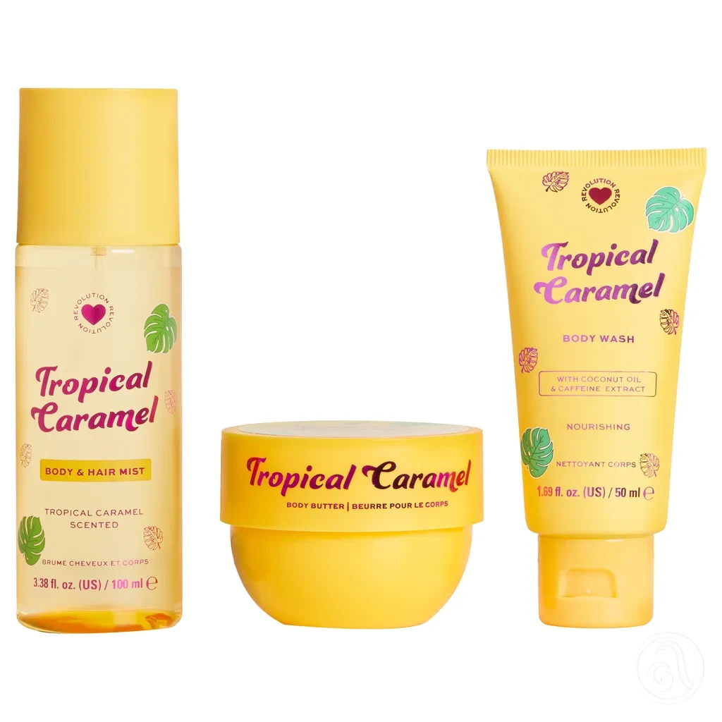 Revolution Hranljivi set za tijelo Tropical Caramel