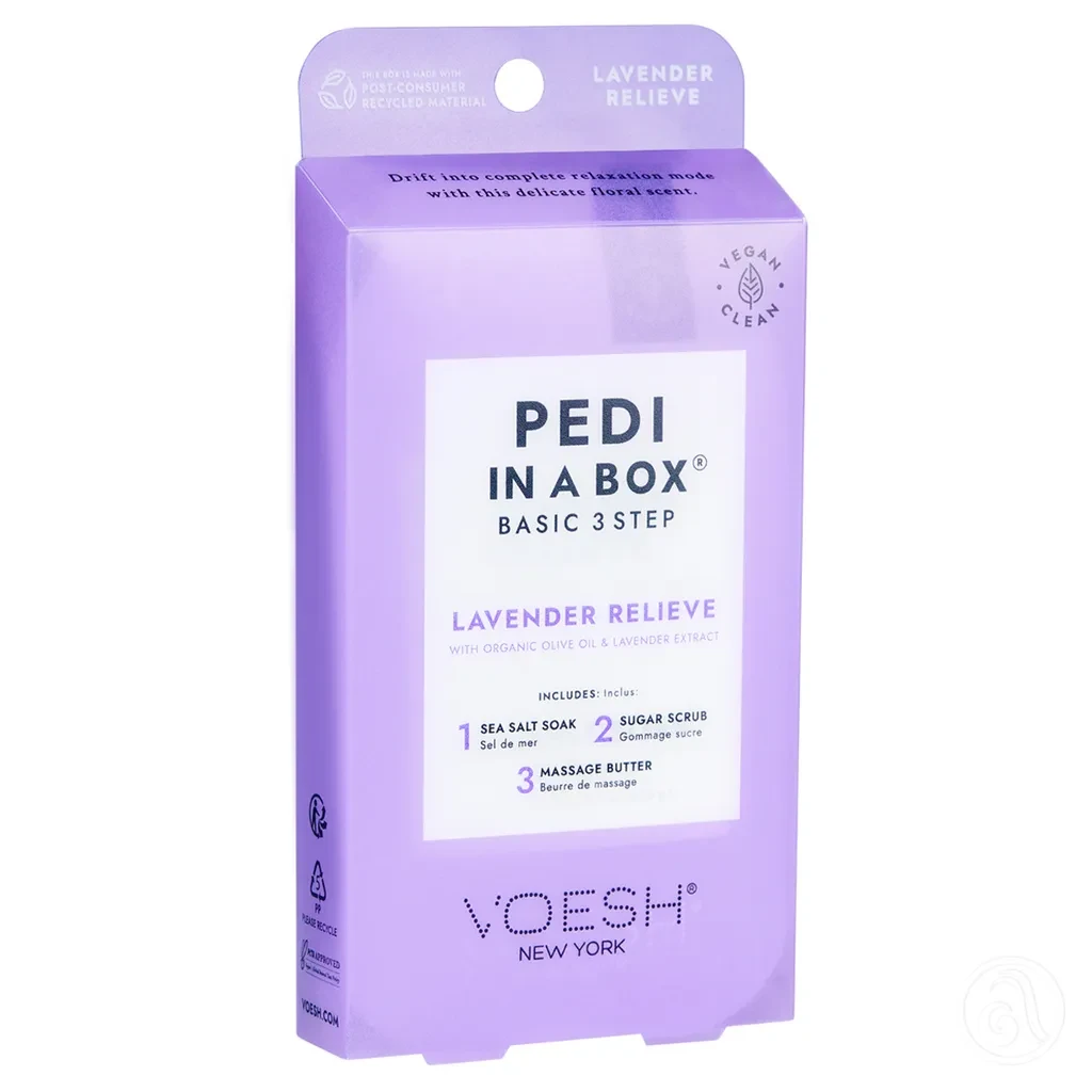 Voesh Pedikir set Lavender Relieve 3 Step