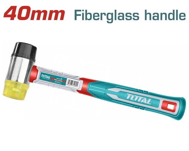 Total Tools Čekić plastika/guma, Plavo-sivi