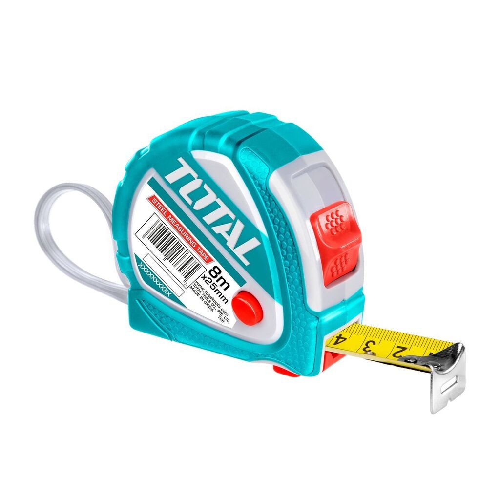 Total Tools Metar rolo TMT126081M, 8 m, 25 mm