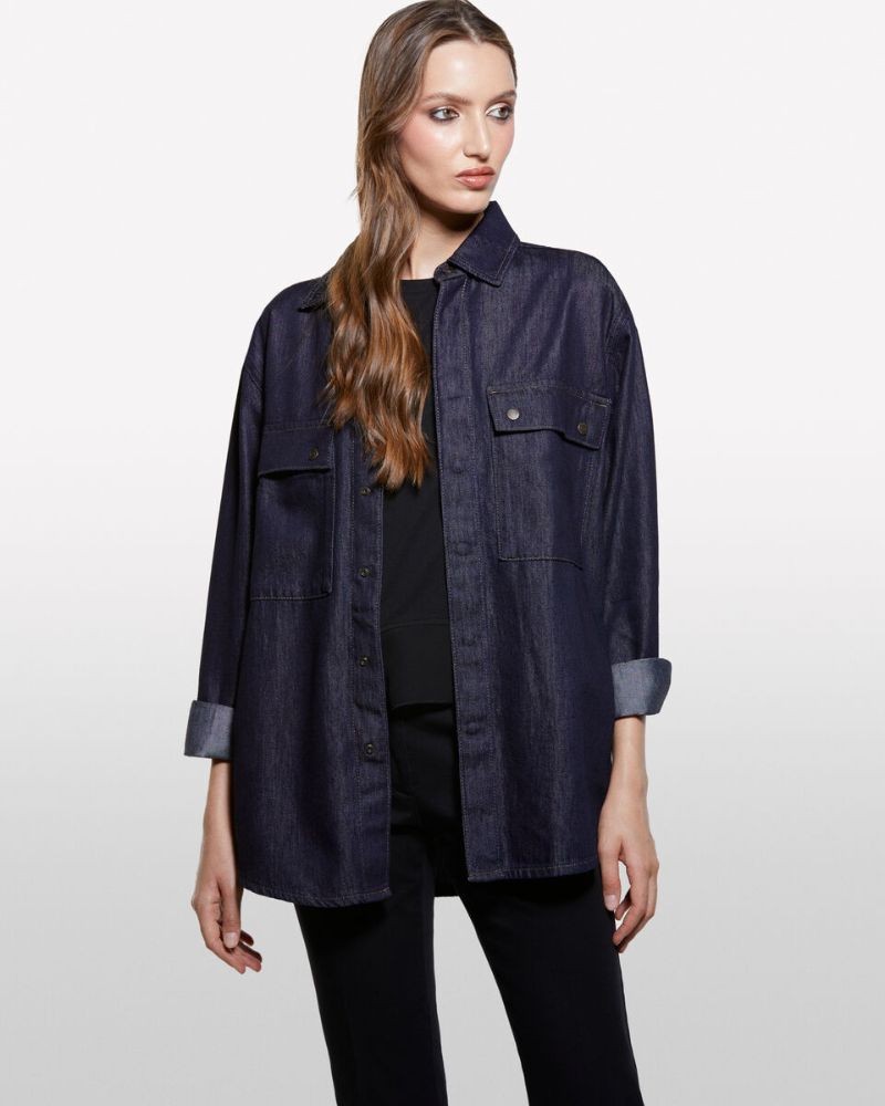 Benetton Ženska košulja 547ZLQ09D-932-S, Crna