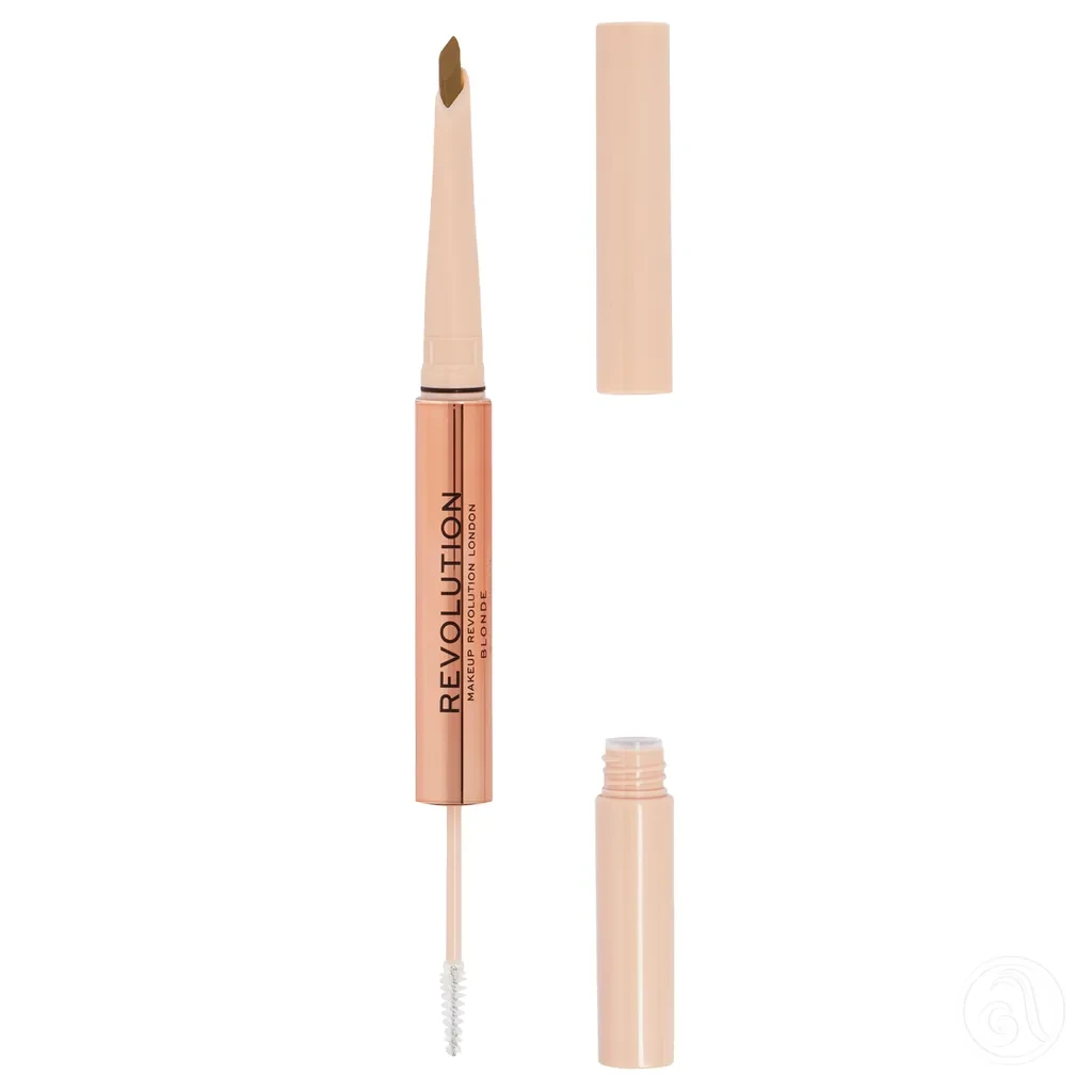 Makeup Revolution Olovka i gel za obrve 2u1 Fluffy Brow Duo Blonde