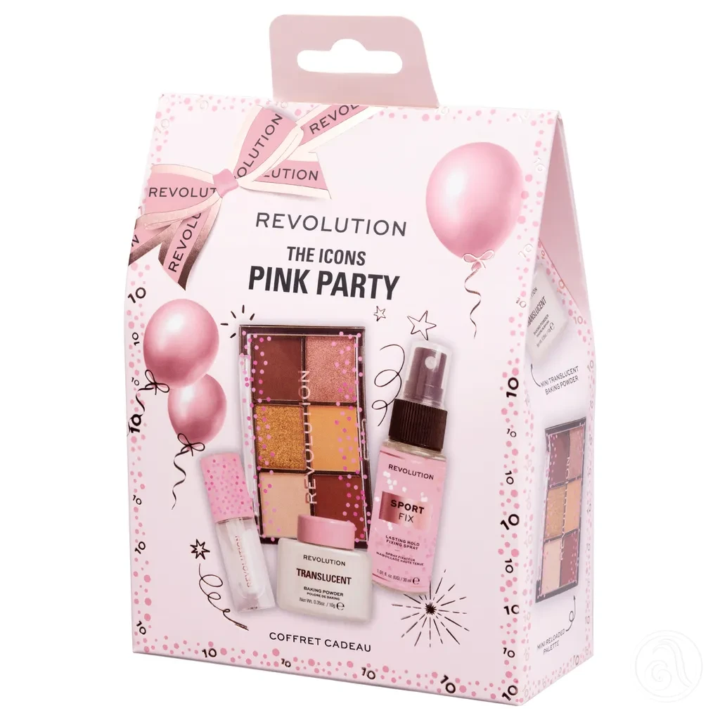 Revolution Set za šminkanje, The Icons Mini Pink Party