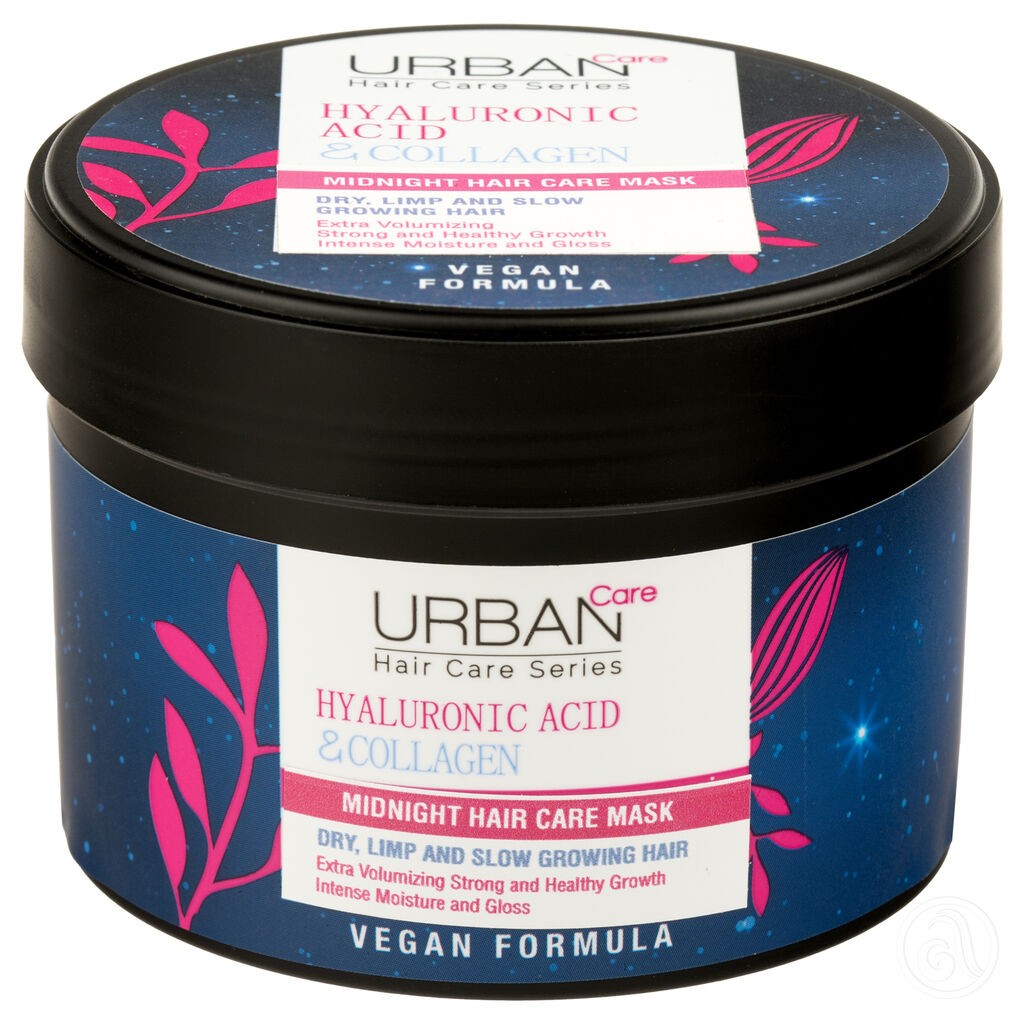 Urban care Noćna maska za kosu hijaluronska kiselina i kolagen, 230 ml