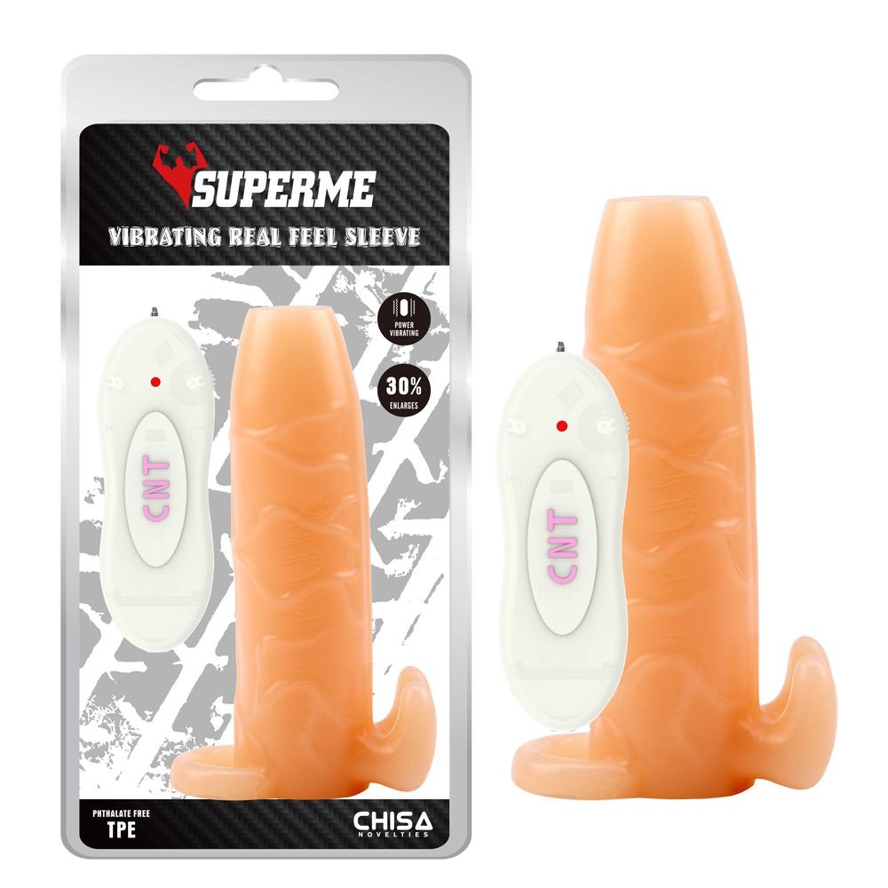 Navlaka za penis Real Sleeve - Vibracija
