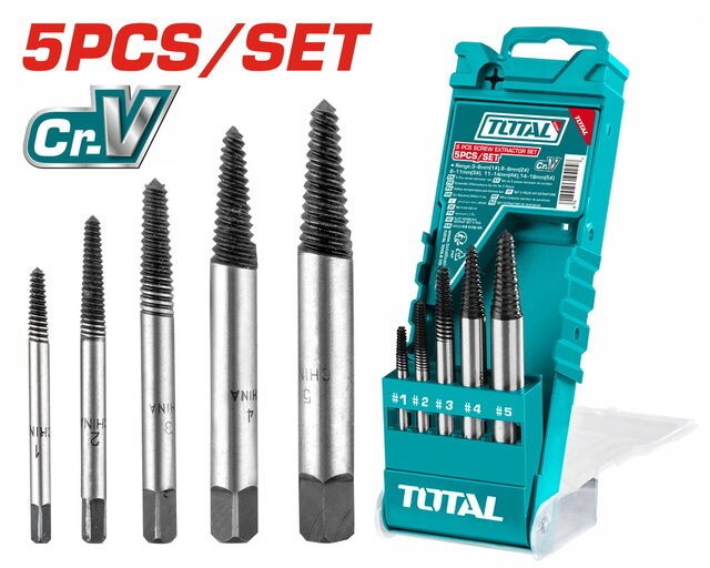 Total Tools Odvijač polomljenih vijaka 5/1