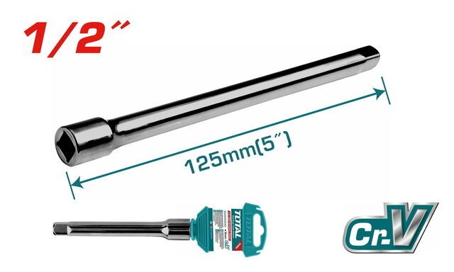 Total Tools Produžetak 1/2, 127 mm