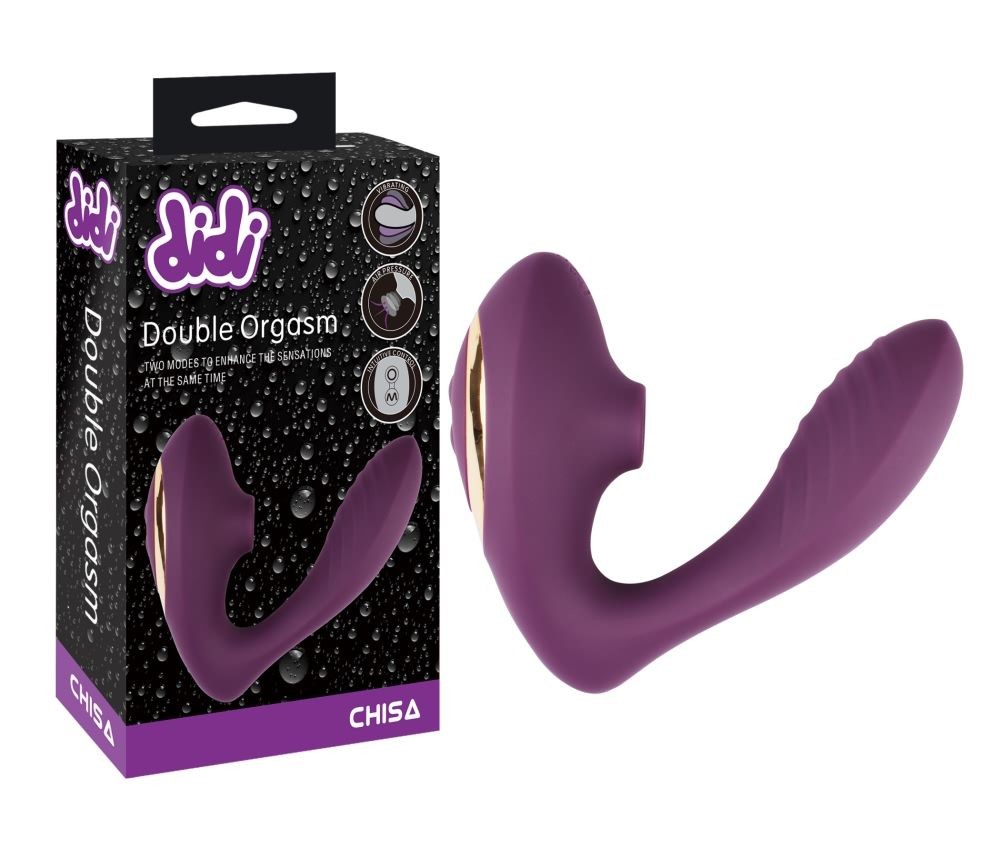 Chisa Vibrator Double orgasm, Ljubičasti