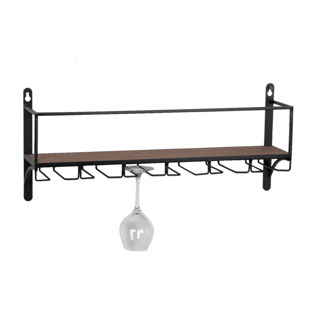 Stalak za flaše i čaše, Crni