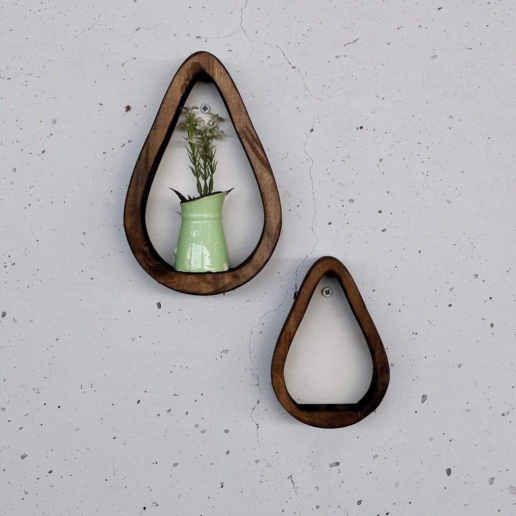 Hanah Home Zidna polica Raf292, Smeđa