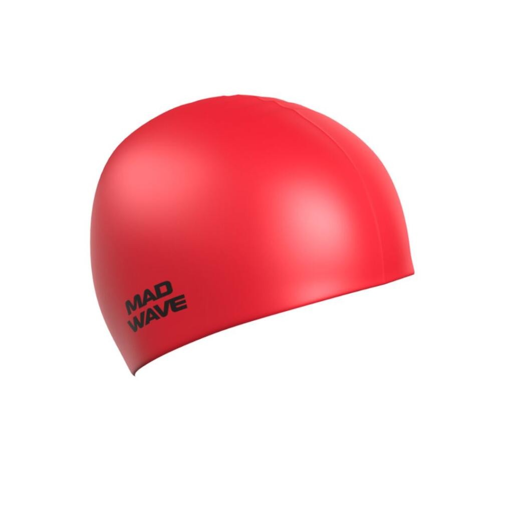 Mad Wave Silikonska kapa za plivanje Crvena Intensive