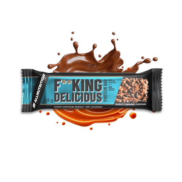 Allnutrition Fitking Protein Bar, 55 g, Čokolada i karamela