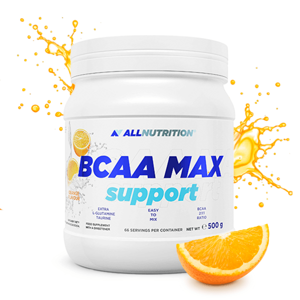 Allnutrition BCAA Max Support, 500 g, Narandža