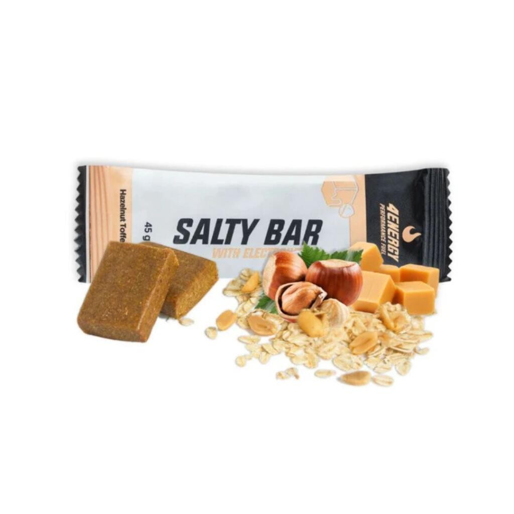 4Energy Salty Bar Hazelnut Toffee, 10x45g