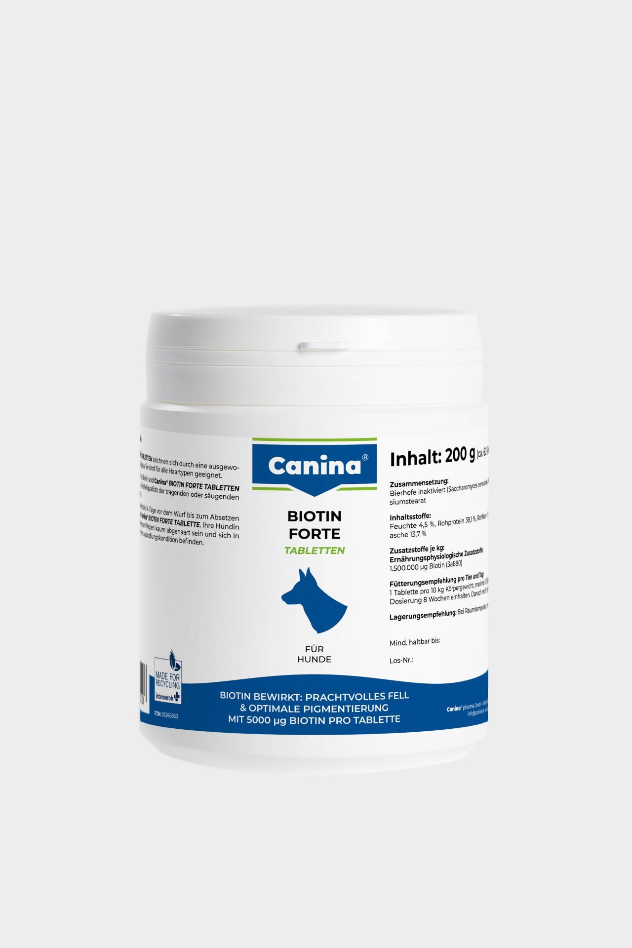 Canina Dodatak ishrani za pse Biotin Forte, 60 tableta