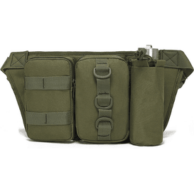 GIGA Molle torbica torba bubreg sa bocom zelena