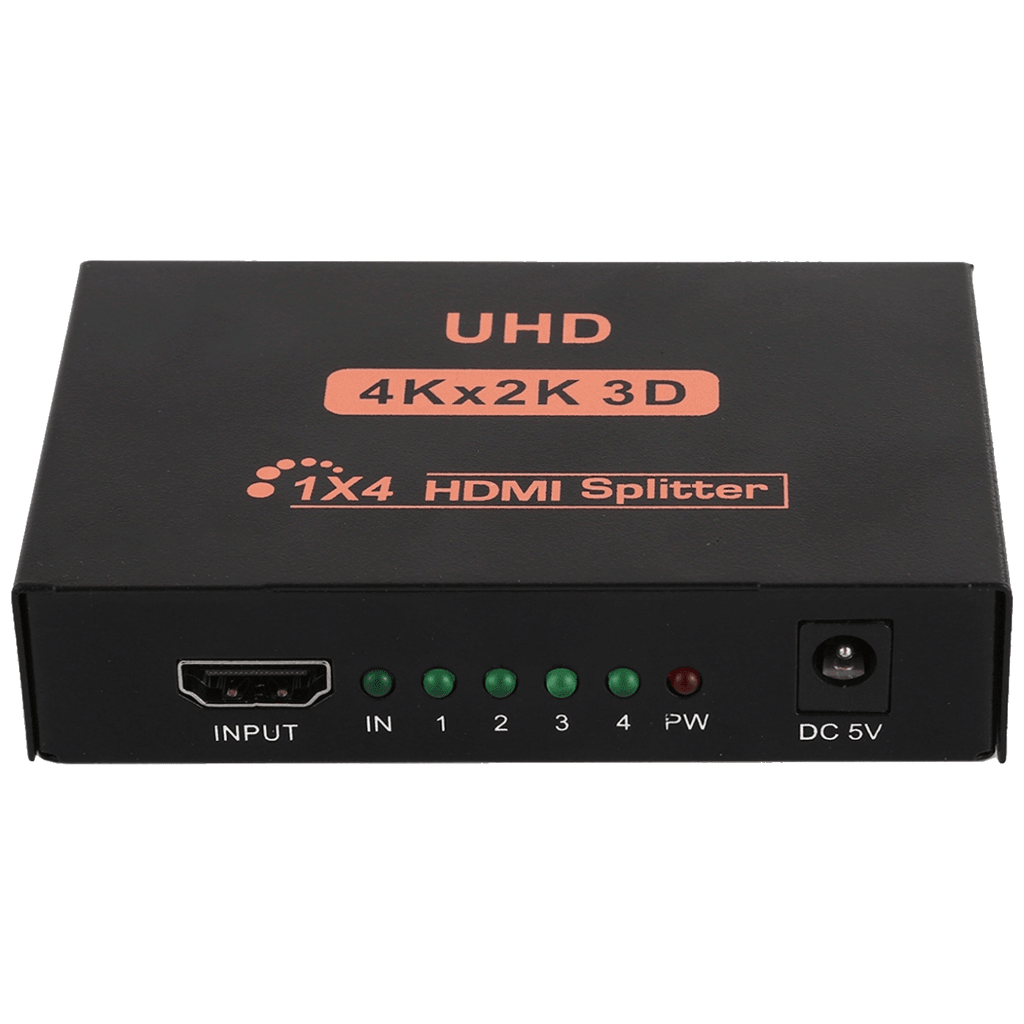 NN-Su HDMI razdjelnik, 1 HDMI ulaz - 4 HDMI izlaza, CY10, Crni