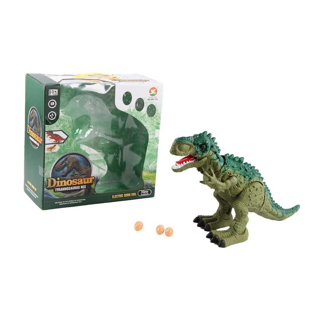 Dječija igračka na baterije Tiranosaurus Rex sa 3 jajeta