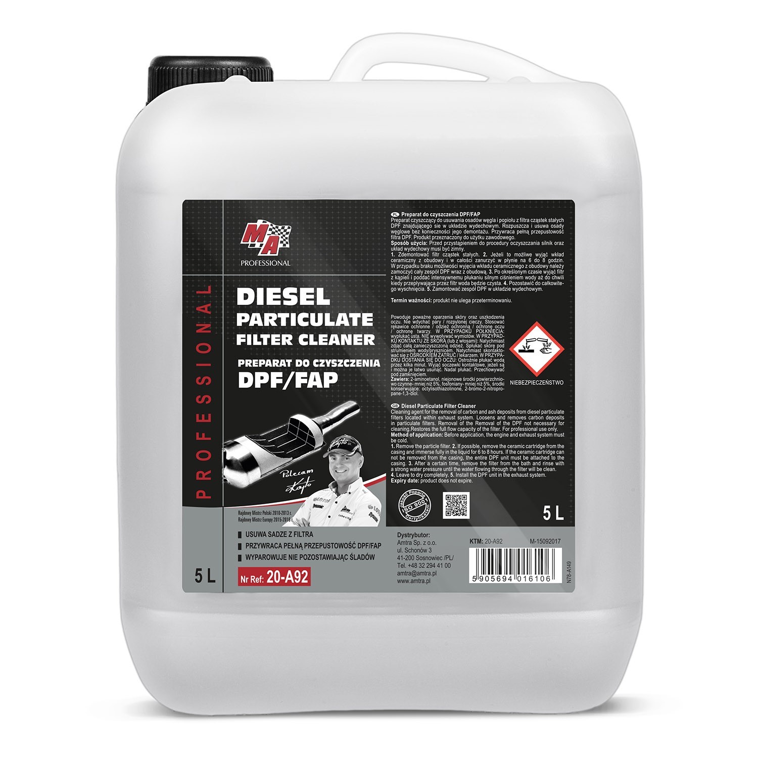 Sredstvo Za Čišćenje Dpf Filtera Čestica 5L