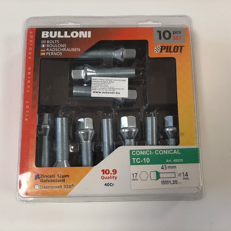 Šarafi Za Feluge Tc10 10/1 17 14 44 1.50