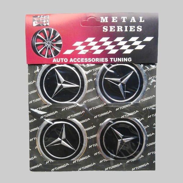 Amblemi Silikonski Crni 4/1 Fi55Mm Mercedes