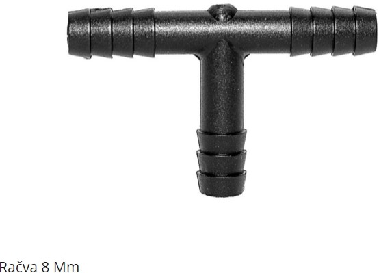 Račva Za Crijevo Trostruka Fi8Mm