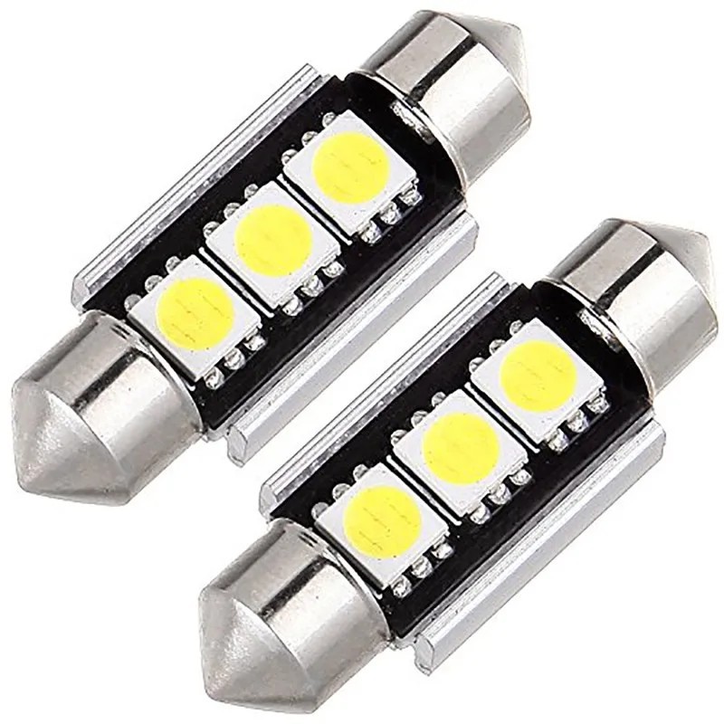 Autosystem Sijalice Led 12V 39Mm 3Smd Canbus Bijela (Par)