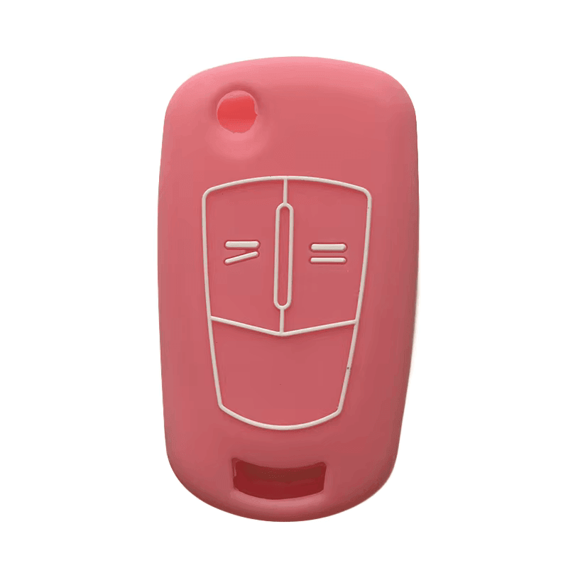 Navlaka Za Ključ Silikonska Opel Tip 2 Roza (Dvije Tipke)