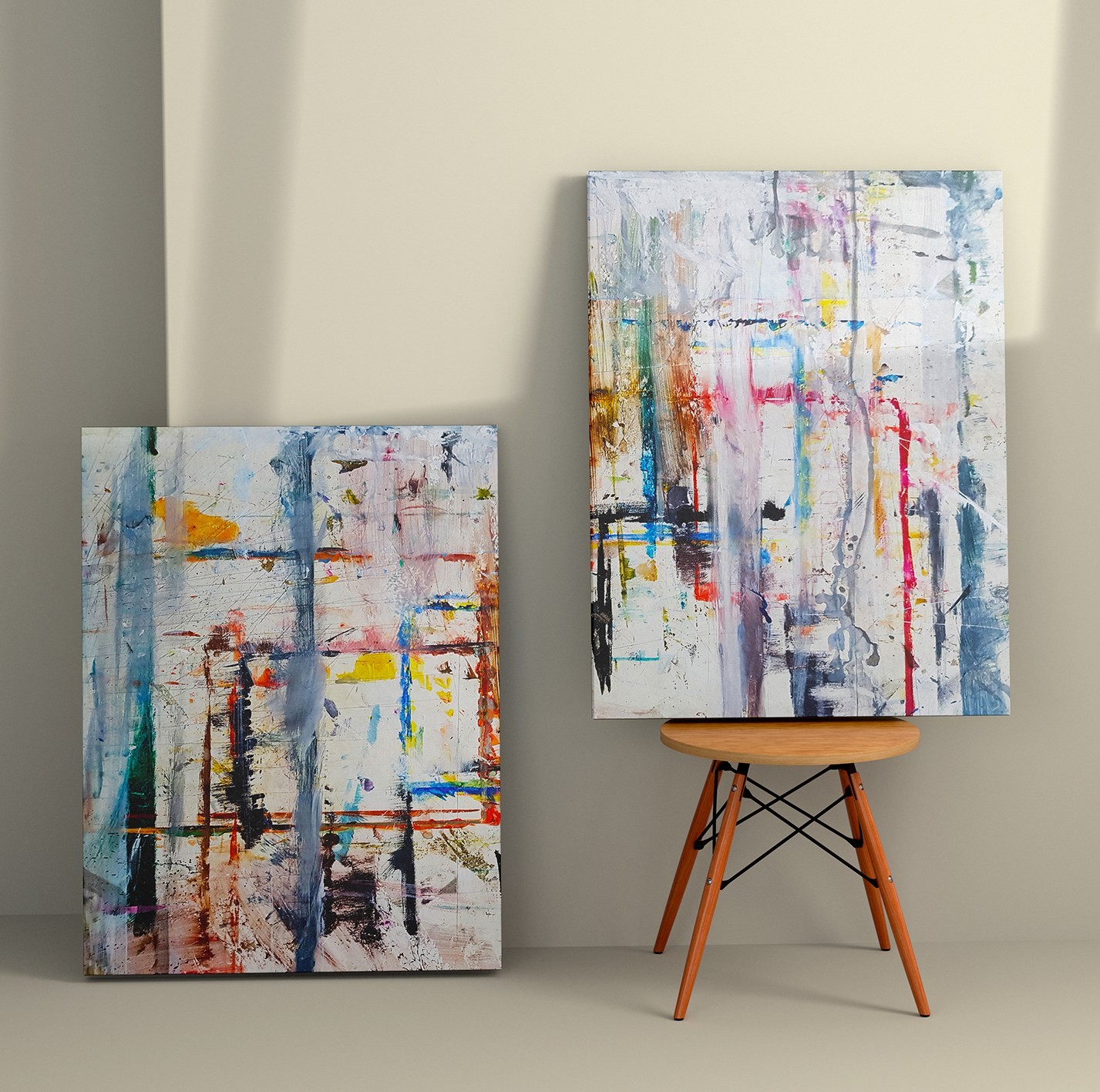 Wallity slika na platnu u 2 dijela