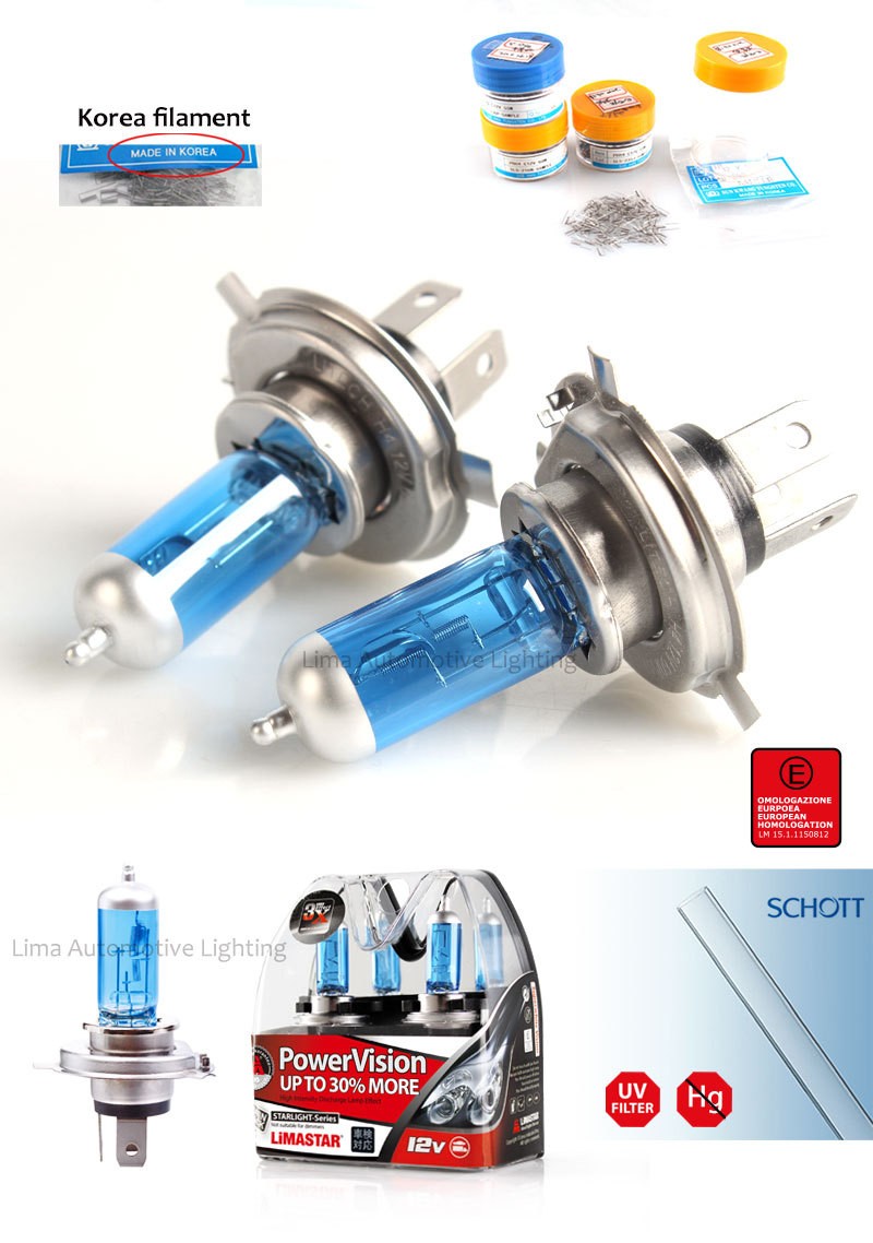 Lima De Lux Sijalice  12V Xenon H4 100W Super White