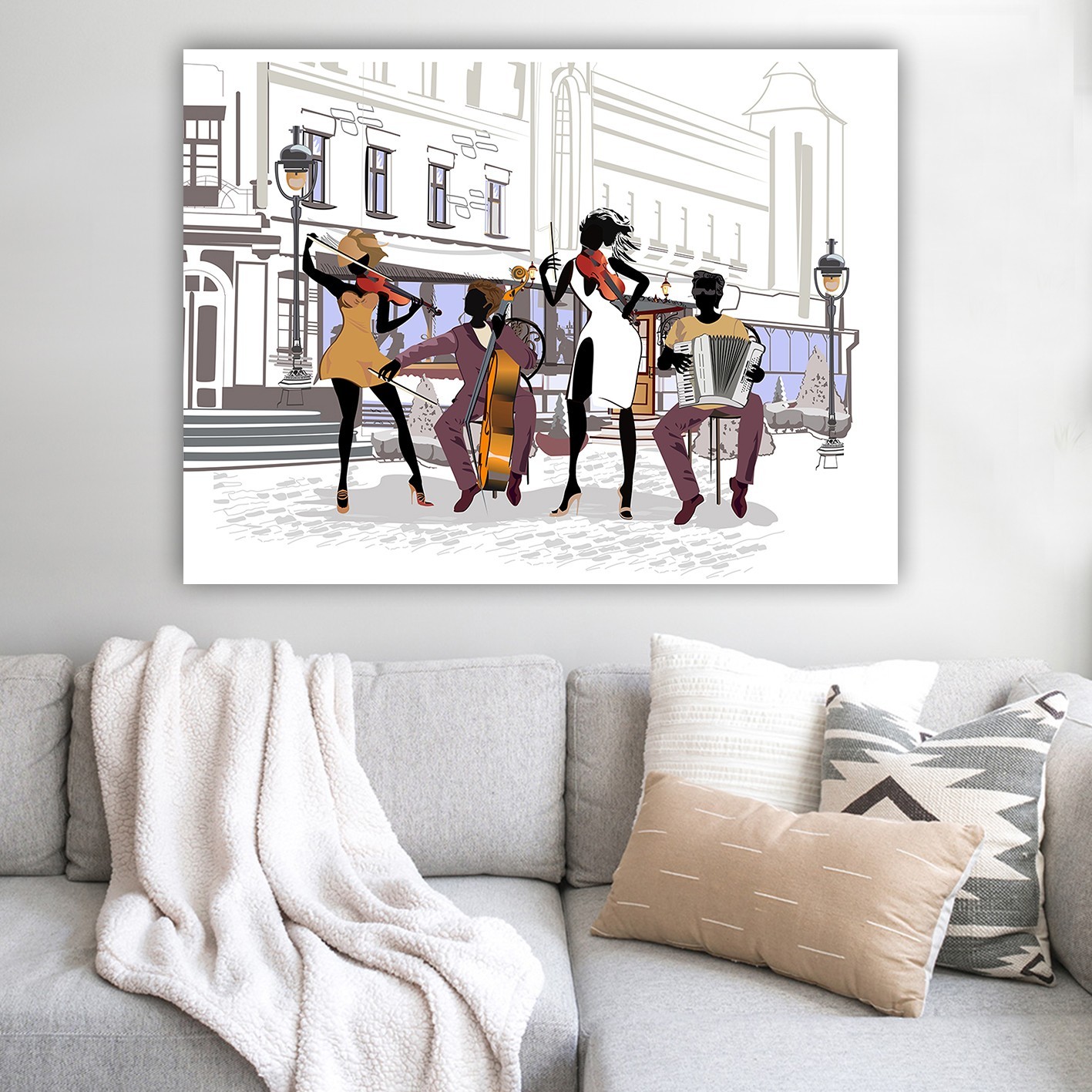 Slika na zidu na platnu 70x100cm