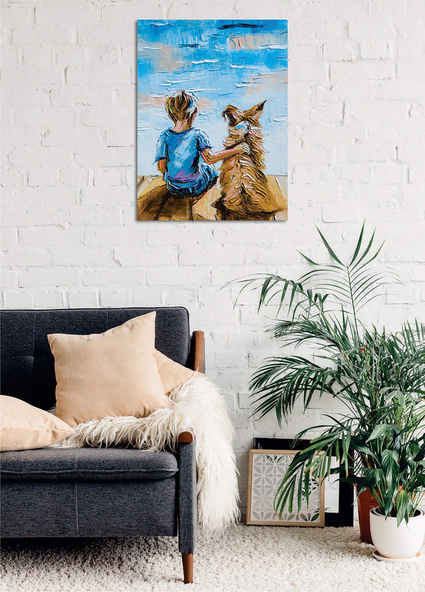 Slika na zidu na platnu 30x40cm