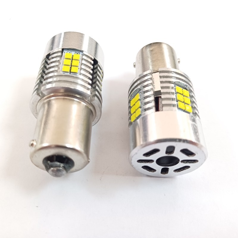 Autosystem Sijalice Led 12V Ba15S Hiper Led 24 Canbus Bijela (Par)