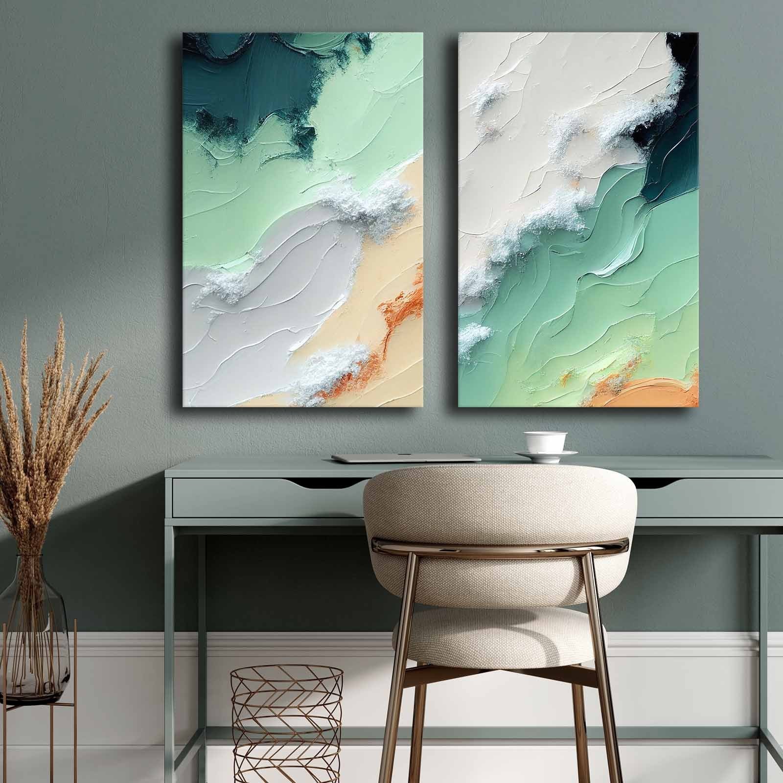 Wallity slika na platnu u 2 dijela