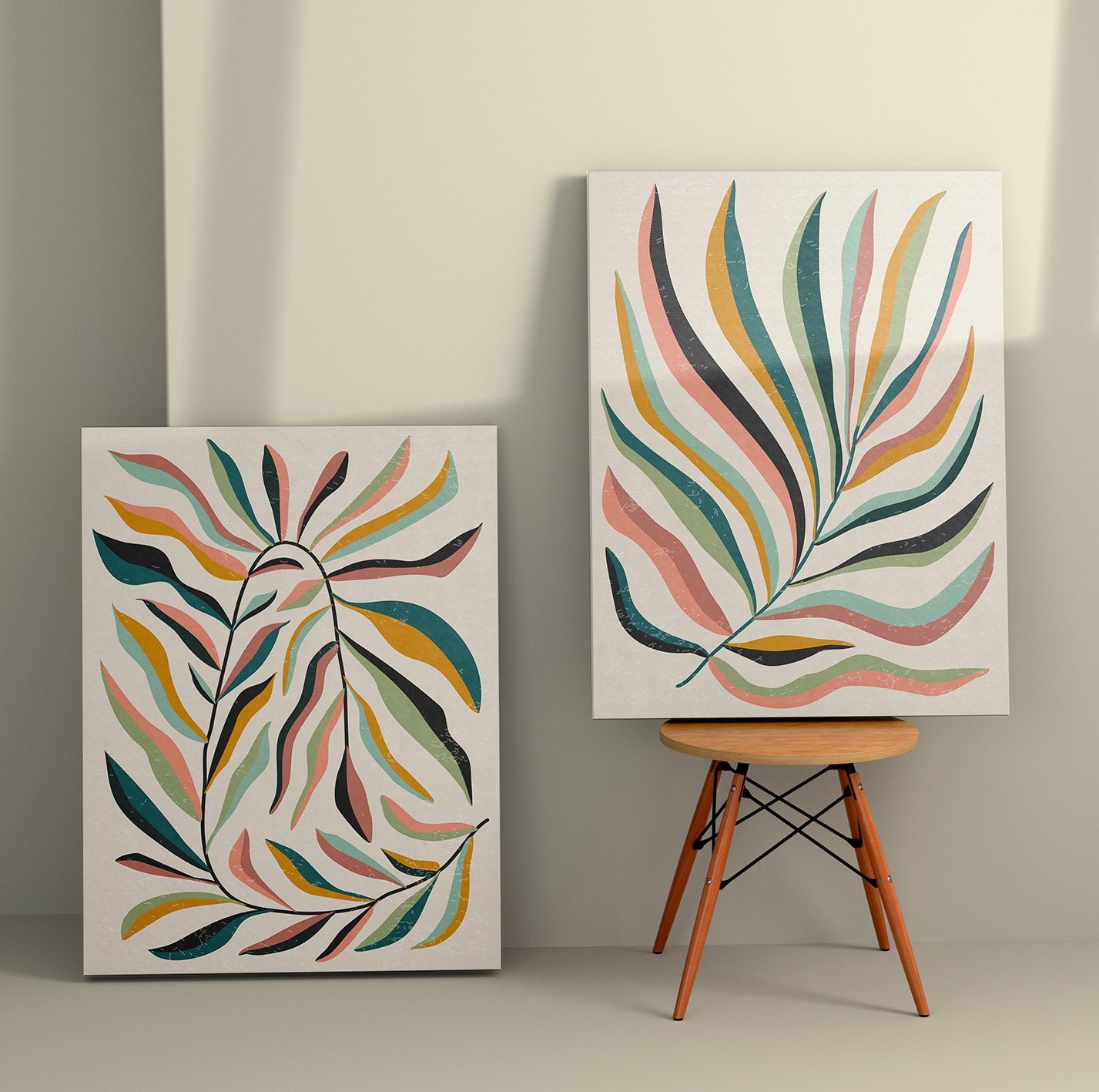 Wallity slika na platnu u 2 dijela