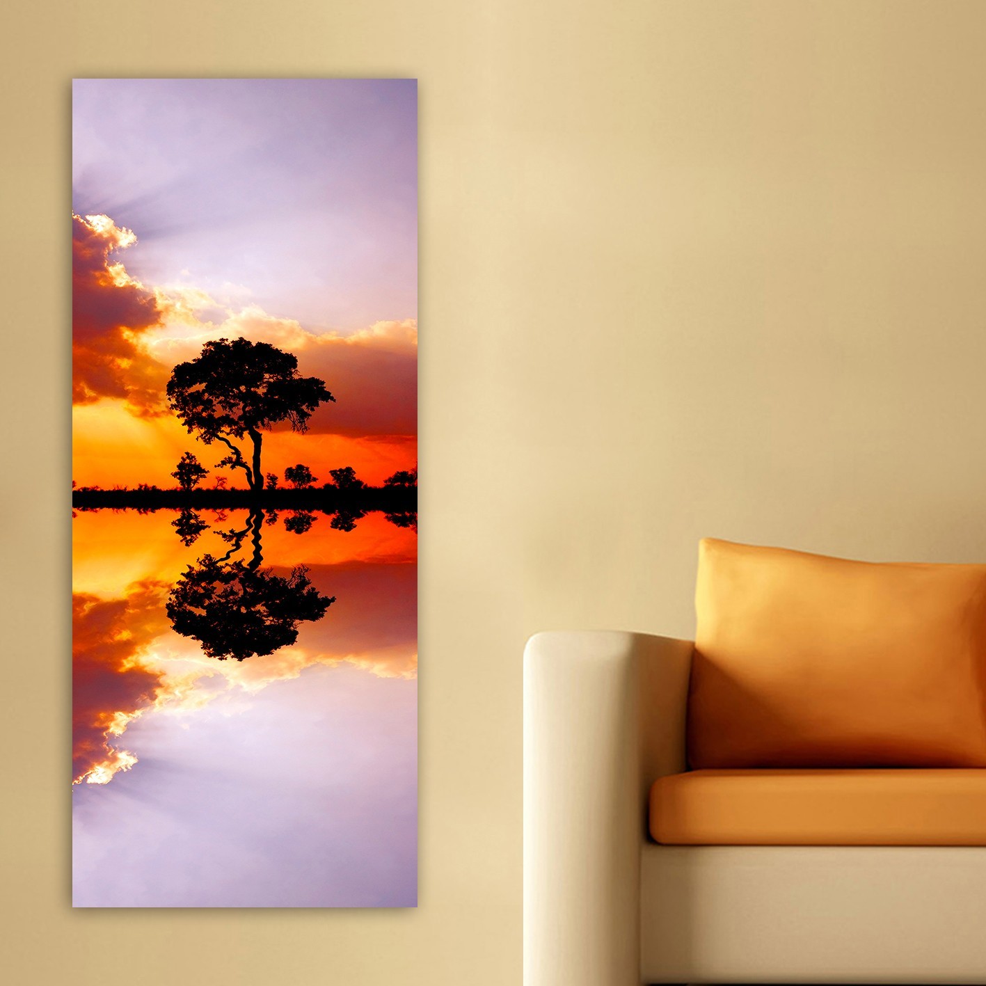 Slika na zidu na platnu 50x120cm